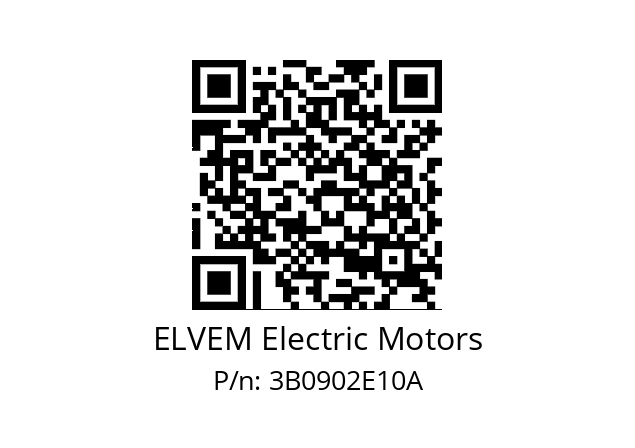   ELVEM Electric Motors 3B0902E10A