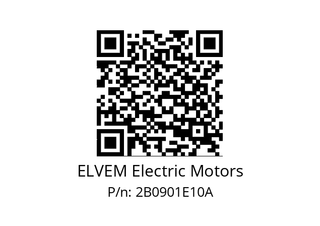   ELVEM Electric Motors 2B0901E10A