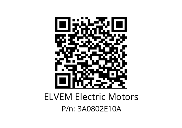   ELVEM Electric Motors 3A0802E10A