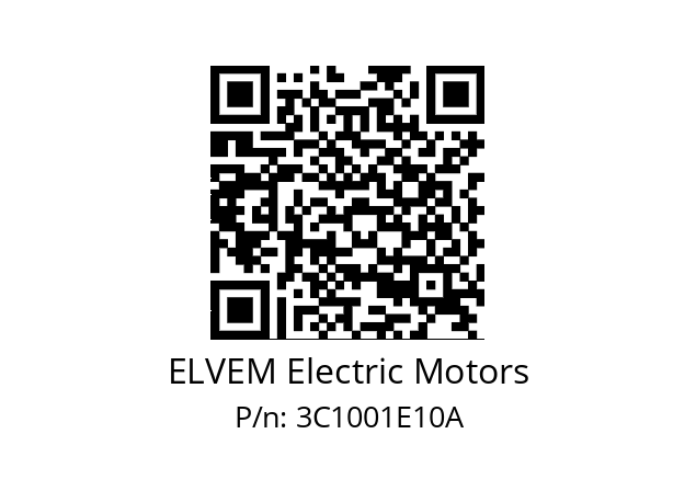   ELVEM Electric Motors 3C1001E10A