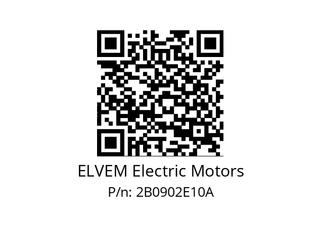   ELVEM Electric Motors 2B0902E10A