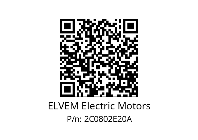  ES-ATEX-080 ELVEM Electric Motors 2C0802E20A