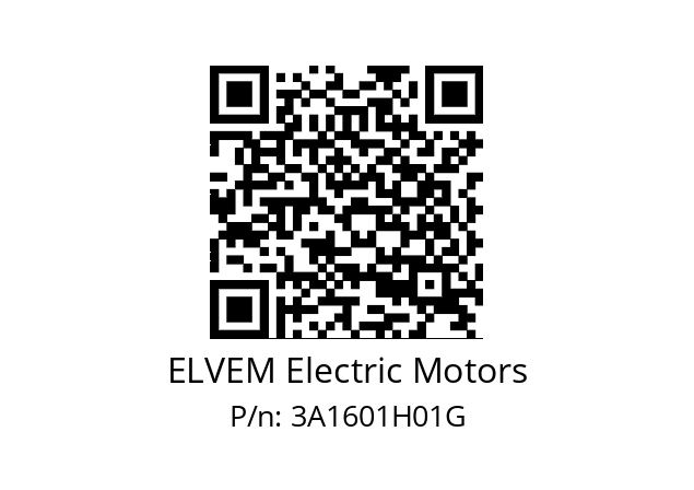   ELVEM Electric Motors 3A1601H01G