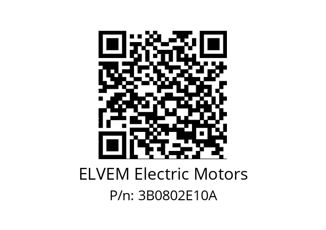   ELVEM Electric Motors 3B0802E10A