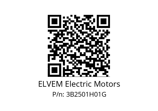   ELVEM Electric Motors 3B2501H01G