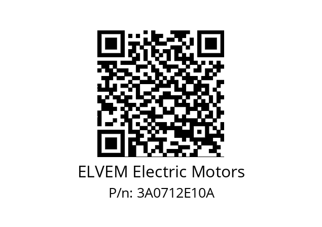   ELVEM Electric Motors 3A0712E10A