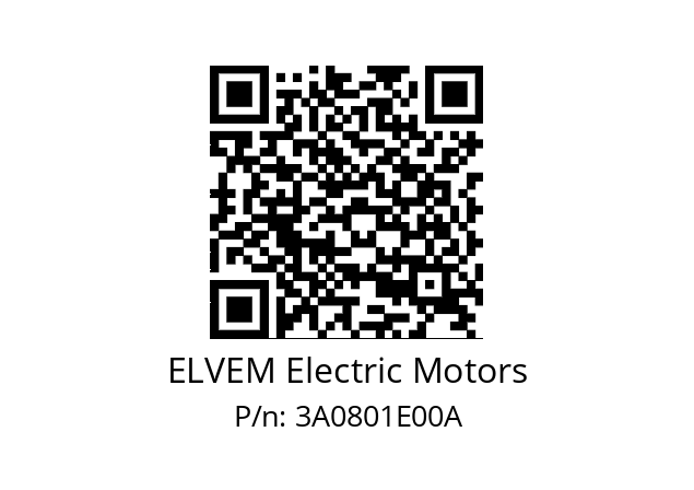   ELVEM Electric Motors 3A0801E00A