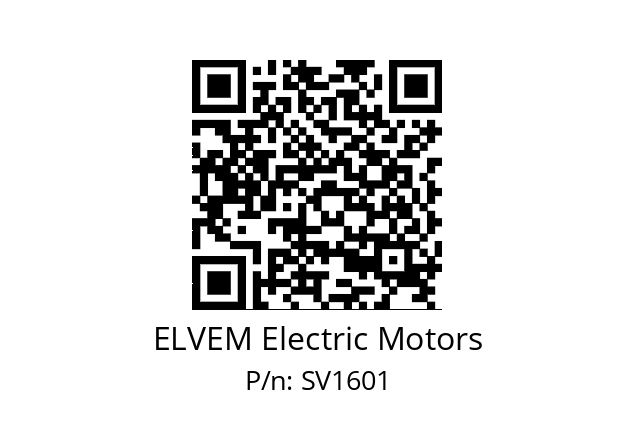   ELVEM Electric Motors SV1601