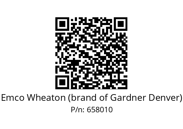   Emco Wheaton (brand of Gardner Denver) 658010