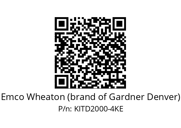   Emco Wheaton (brand of Gardner Denver) KITD2000-4KE