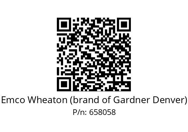   Emco Wheaton (brand of Gardner Denver) 658058