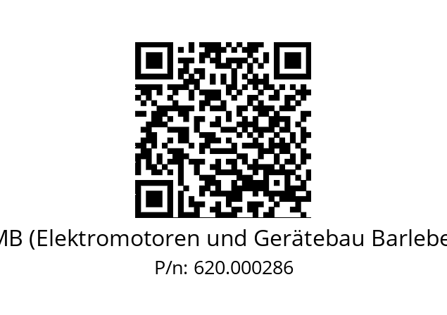   EMB (Elektromotoren und Gerätebau Barleben) 620.000286