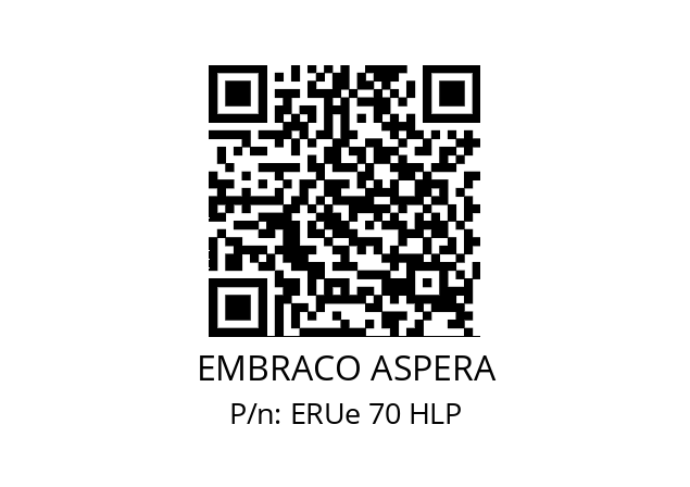   EMBRACO ASPERA ERUe 70 HLP