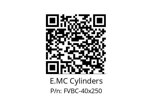   E.MC Cylinders FVBC-40x250