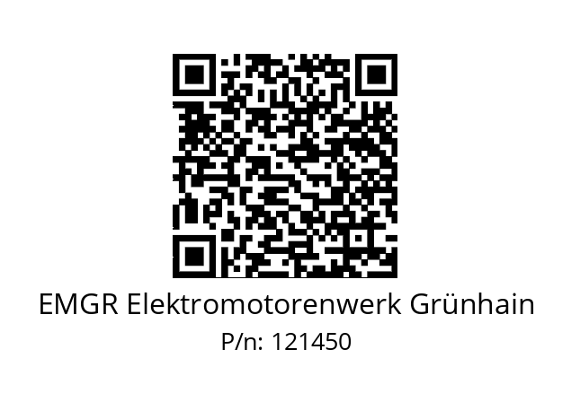   EMGR Elektromotorenwerk Grünhain 121450