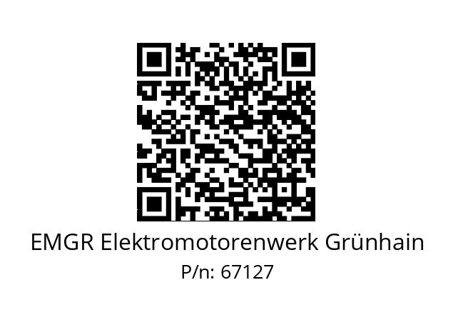   EMGR Elektromotorenwerk Grünhain 67127