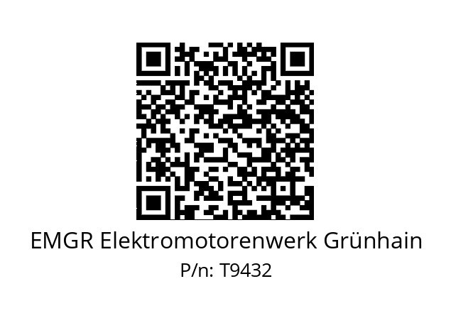   EMGR Elektromotorenwerk Grünhain T9432