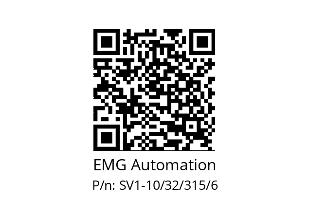   EMG Automation SV1-10/32/315/6