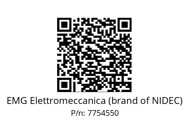   EMG Elettromeccanica (brand of NIDEC) 7754550