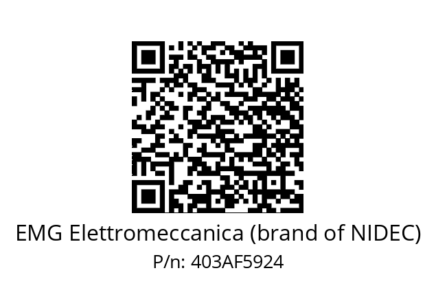   EMG Elettromeccanica (brand of NIDEC) 403AF5924