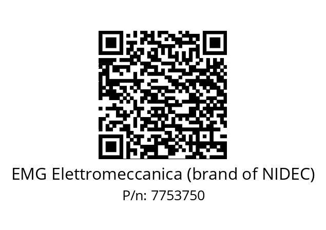   EMG Elettromeccanica (brand of NIDEC) 7753750