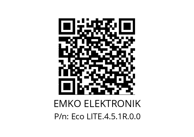   EMKO ELEKTRONIK Eco LITE.4.5.1R.0.0