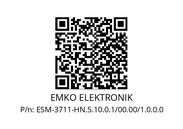   EMKO ELEKTRONIK ESM-3711-HN.5.10.0.1/00.00/1.0.0.0