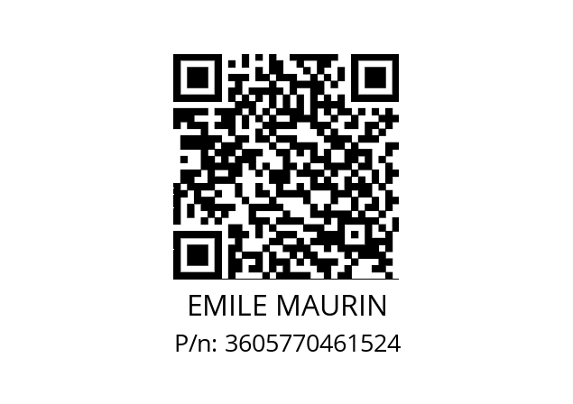   EMILE MAURIN 3605770461524