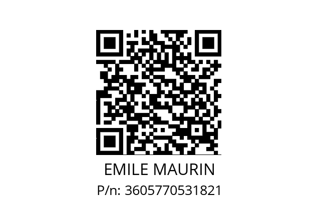   EMILE MAURIN 3605770531821