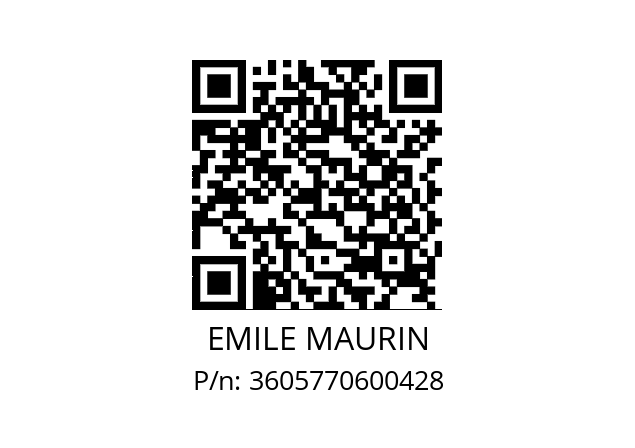   EMILE MAURIN 3605770600428