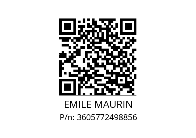   EMILE MAURIN 3605772498856