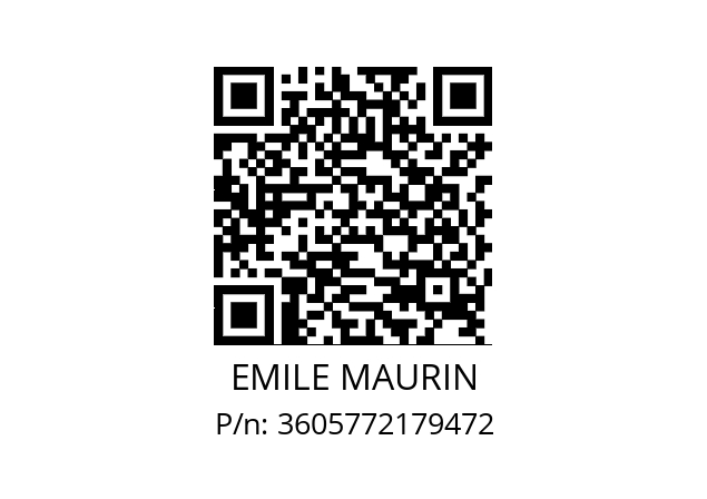   EMILE MAURIN 3605772179472