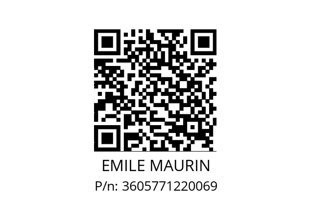   EMILE MAURIN 3605771220069