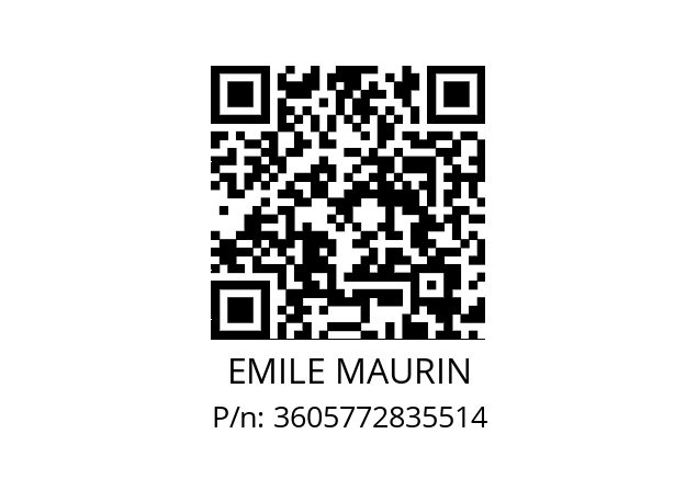   EMILE MAURIN 3605772835514