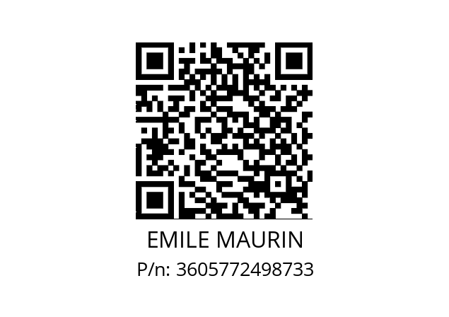   EMILE MAURIN 3605772498733