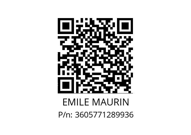   EMILE MAURIN 3605771289936