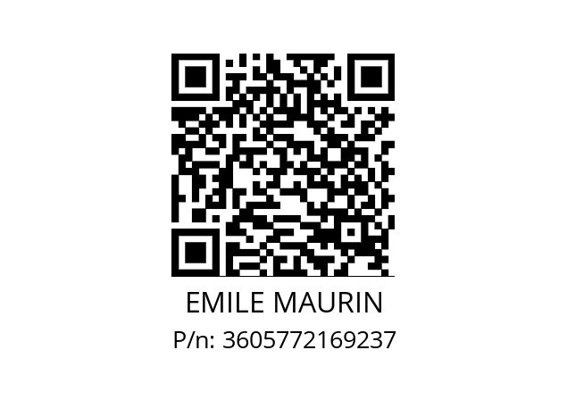   EMILE MAURIN 3605772169237