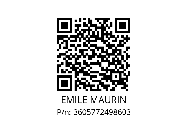   EMILE MAURIN 3605772498603