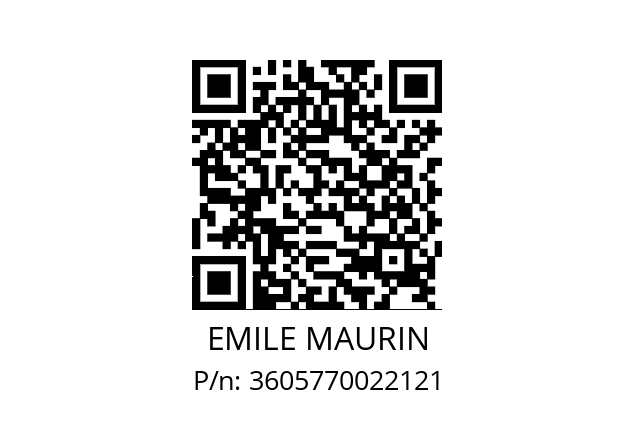   EMILE MAURIN 3605770022121