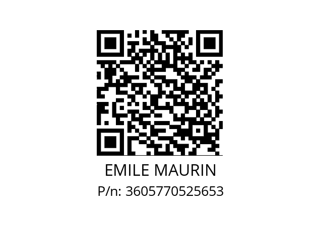   EMILE MAURIN 3605770525653