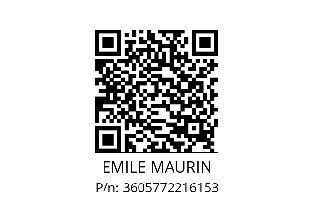   EMILE MAURIN 3605772216153