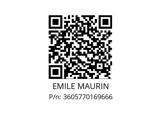   EMILE MAURIN 3605770169666