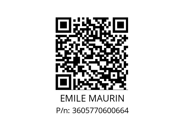   EMILE MAURIN 3605770600664