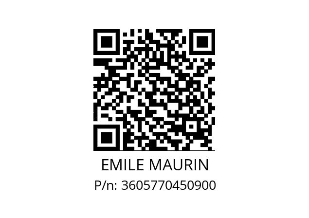   EMILE MAURIN 3605770450900