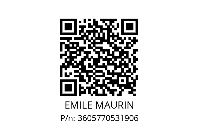   EMILE MAURIN 3605770531906