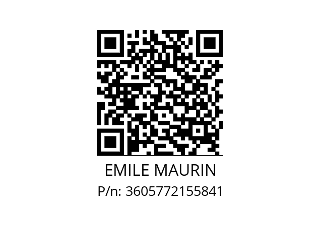   EMILE MAURIN 3605772155841