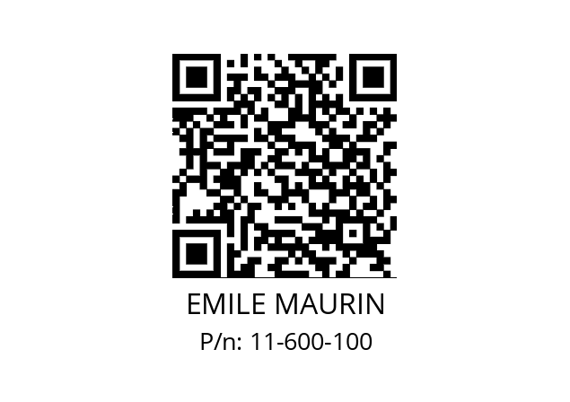   EMILE MAURIN 11-600-100