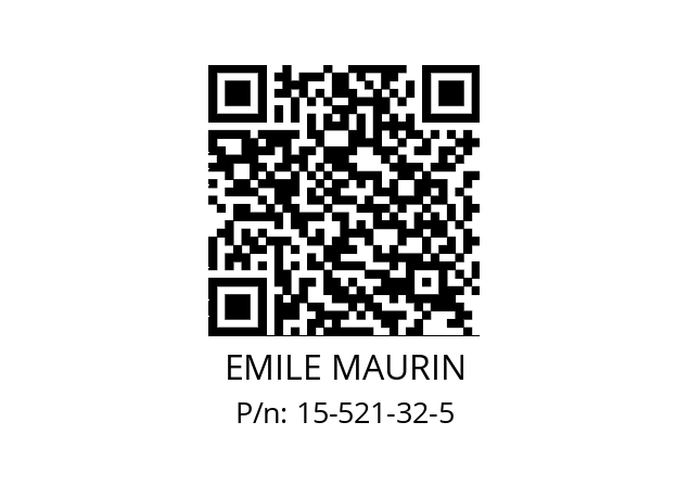   EMILE MAURIN 15-521-32-5