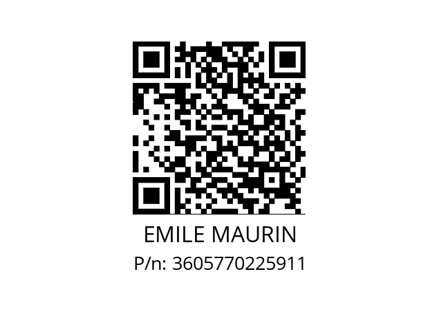   EMILE MAURIN 3605770225911