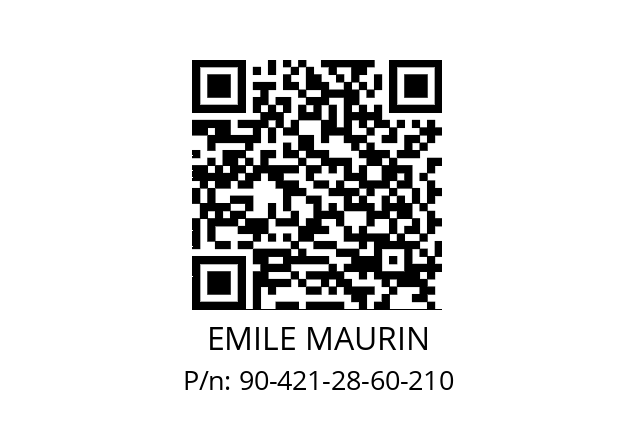   EMILE MAURIN 90-421-28-60-210